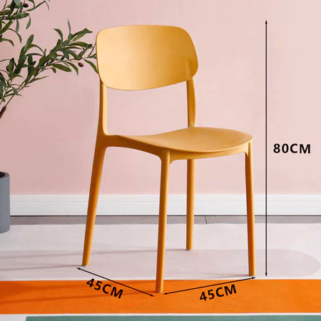 Plastic Chair Cafe Chair Restaurant Dining chair Living Room Study Chair kerusi cafe kerusi makan
