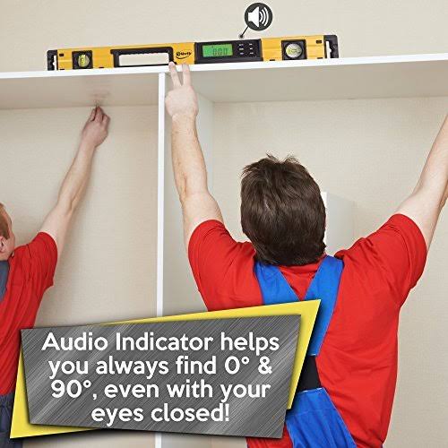 24-Inch Professional Digital Magnetic Level -IP54 Dust and Waterproof Electronic