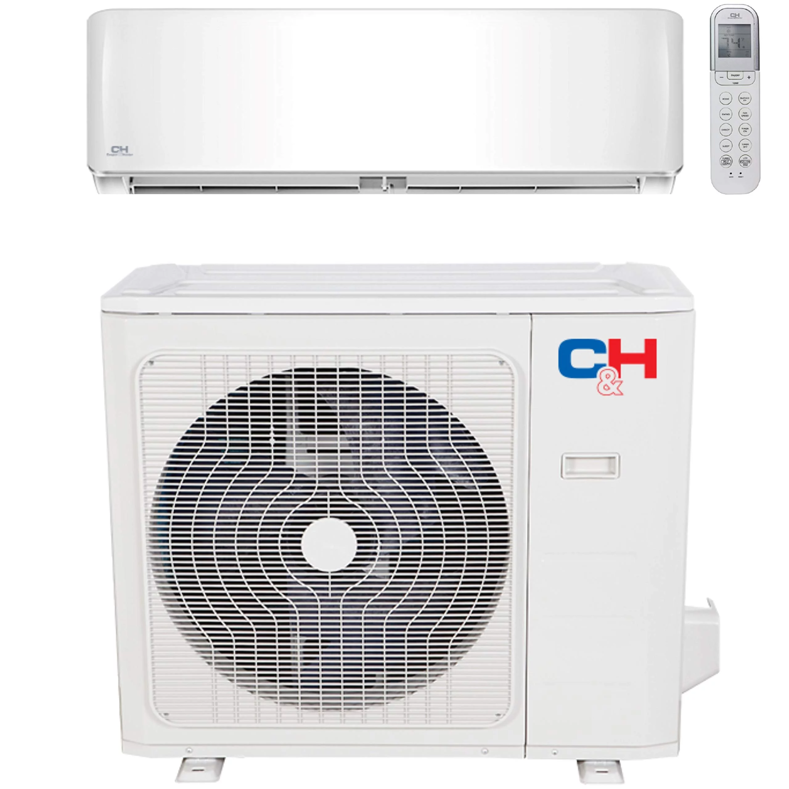 12000 BTU Ductless HYPER Mini Split Air Conditioner 22.0 SEER Heat Pump 7 year warranty