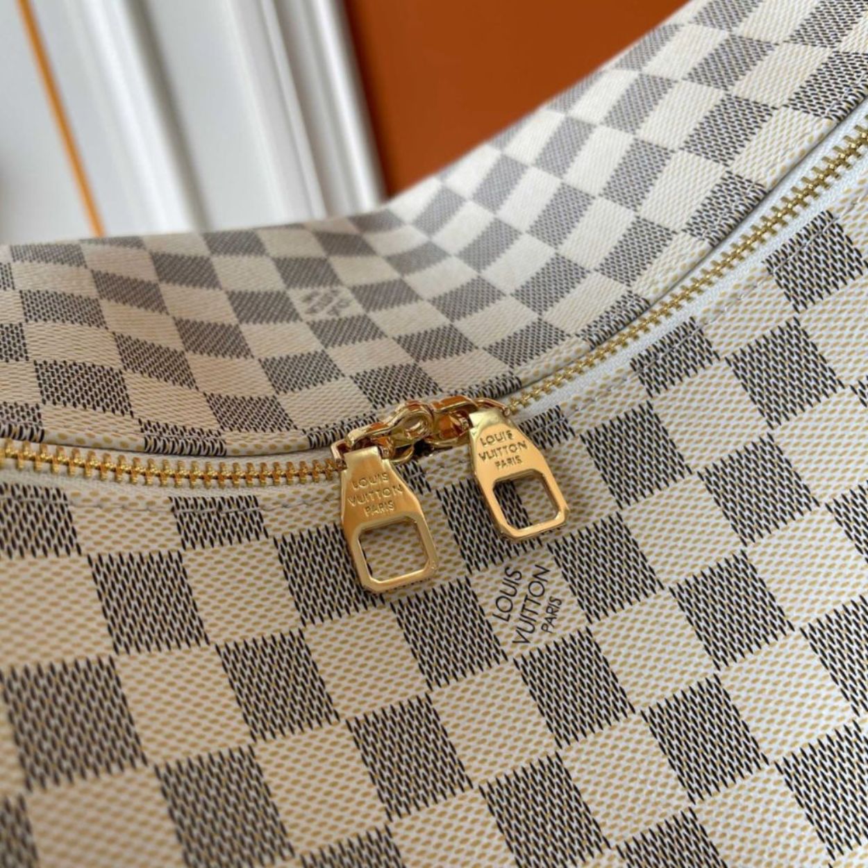 Louis Vuitton Slouchy MM Damier Azur 15.7 Inches N00126