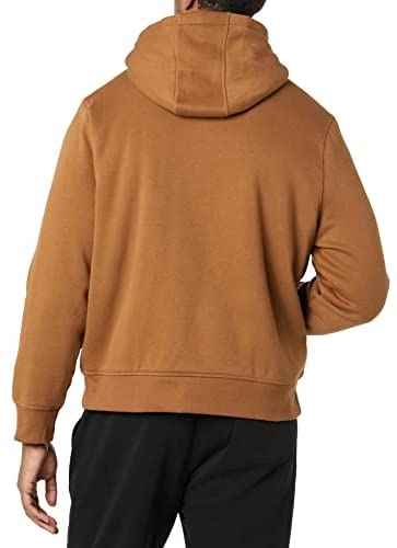 Men's Sherpa-Lined Pullover Hoodie Sweatshirt