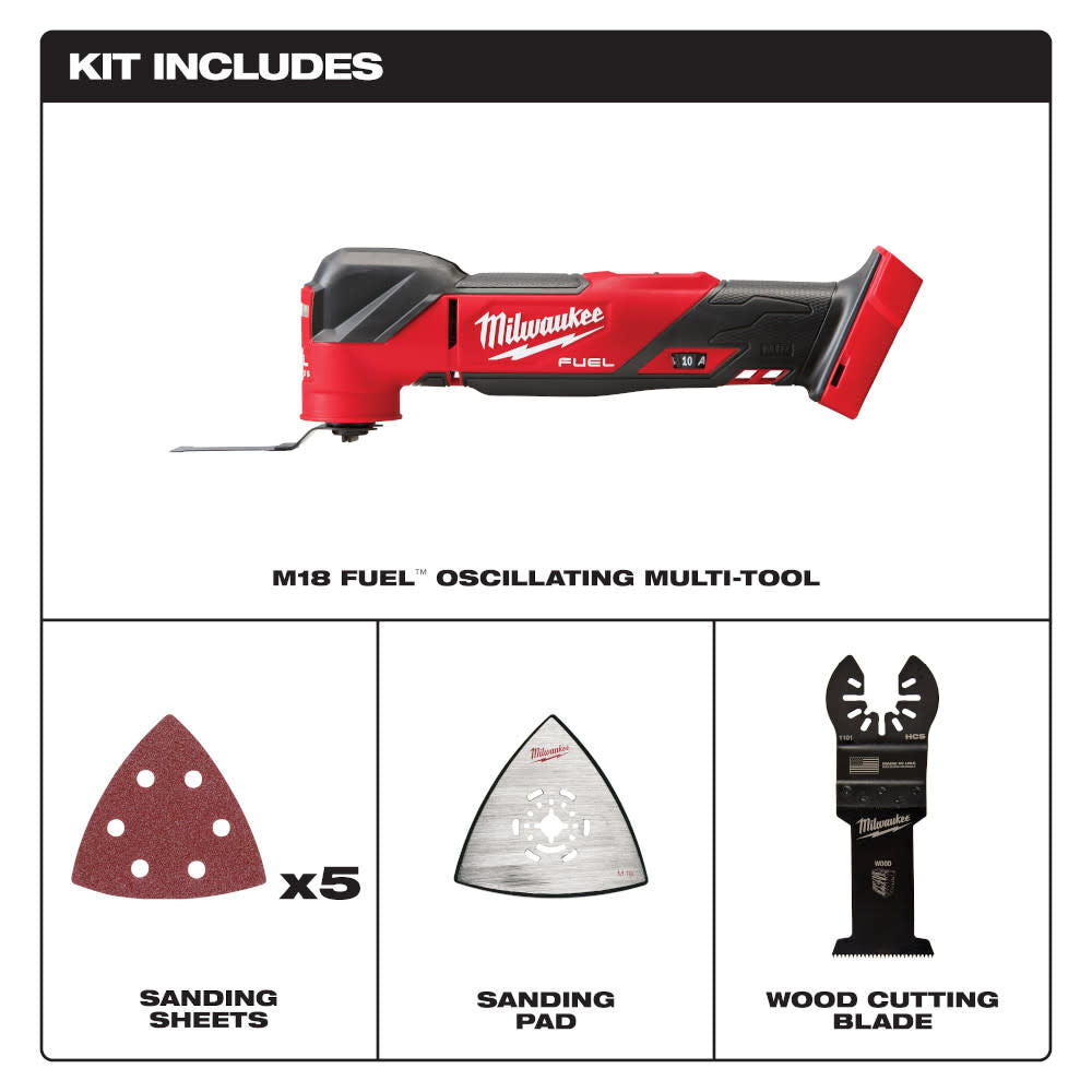 Milwaukee M18 FUEL Oscillating Multi-Tool Bare Tool 2836-20