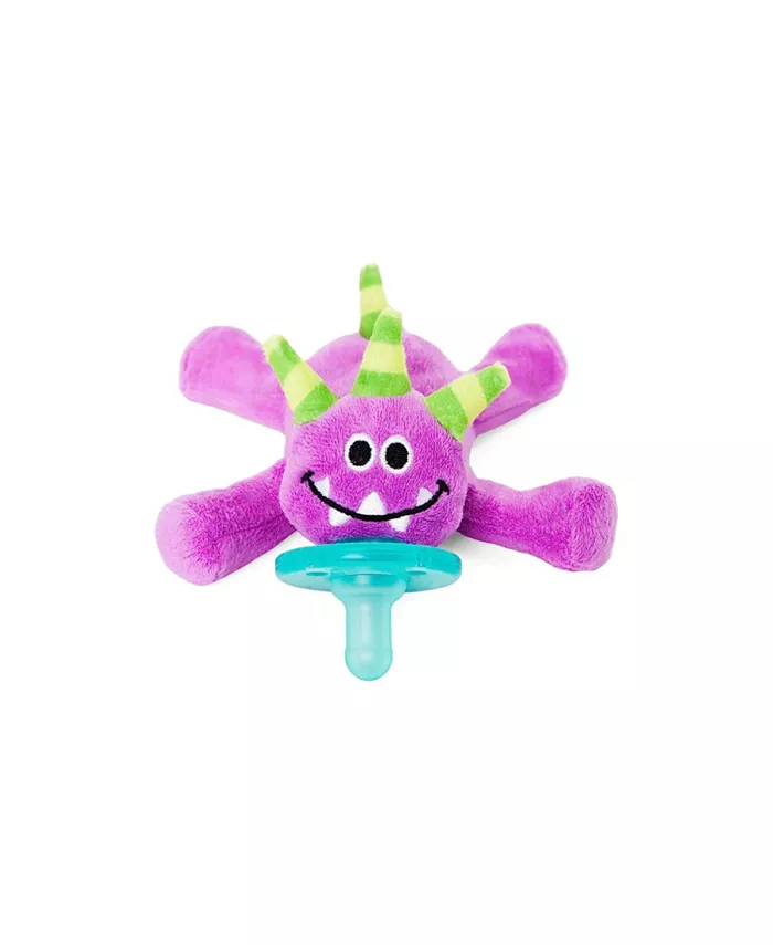 Wubbanub 0 to 6m Infant Pacifier - Purple Monster