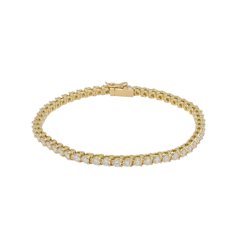Cartier K18 Yellow Gold Tennis Breath Accessory Diamond