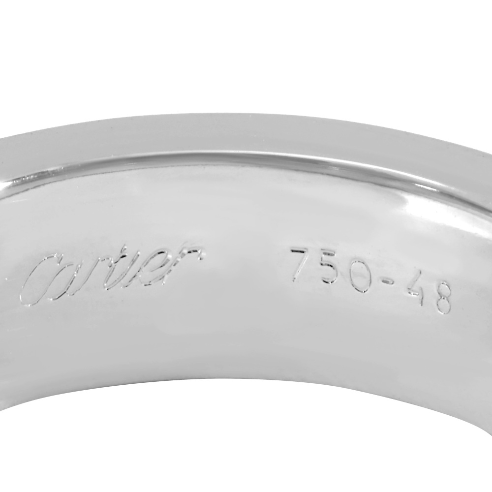 Cartier Love Classic Model Ring 18K White Gold Diamond