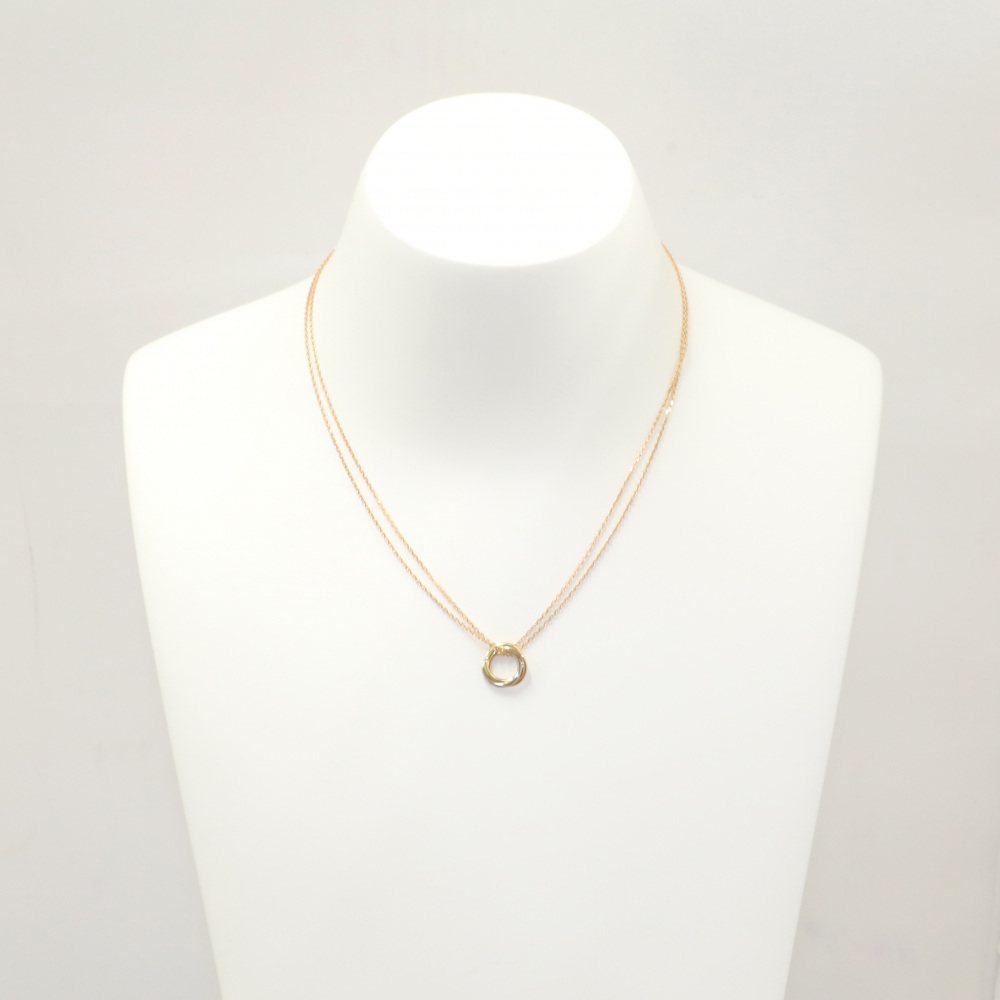 Cartier Trinity Baby Necklace Tri-Gold