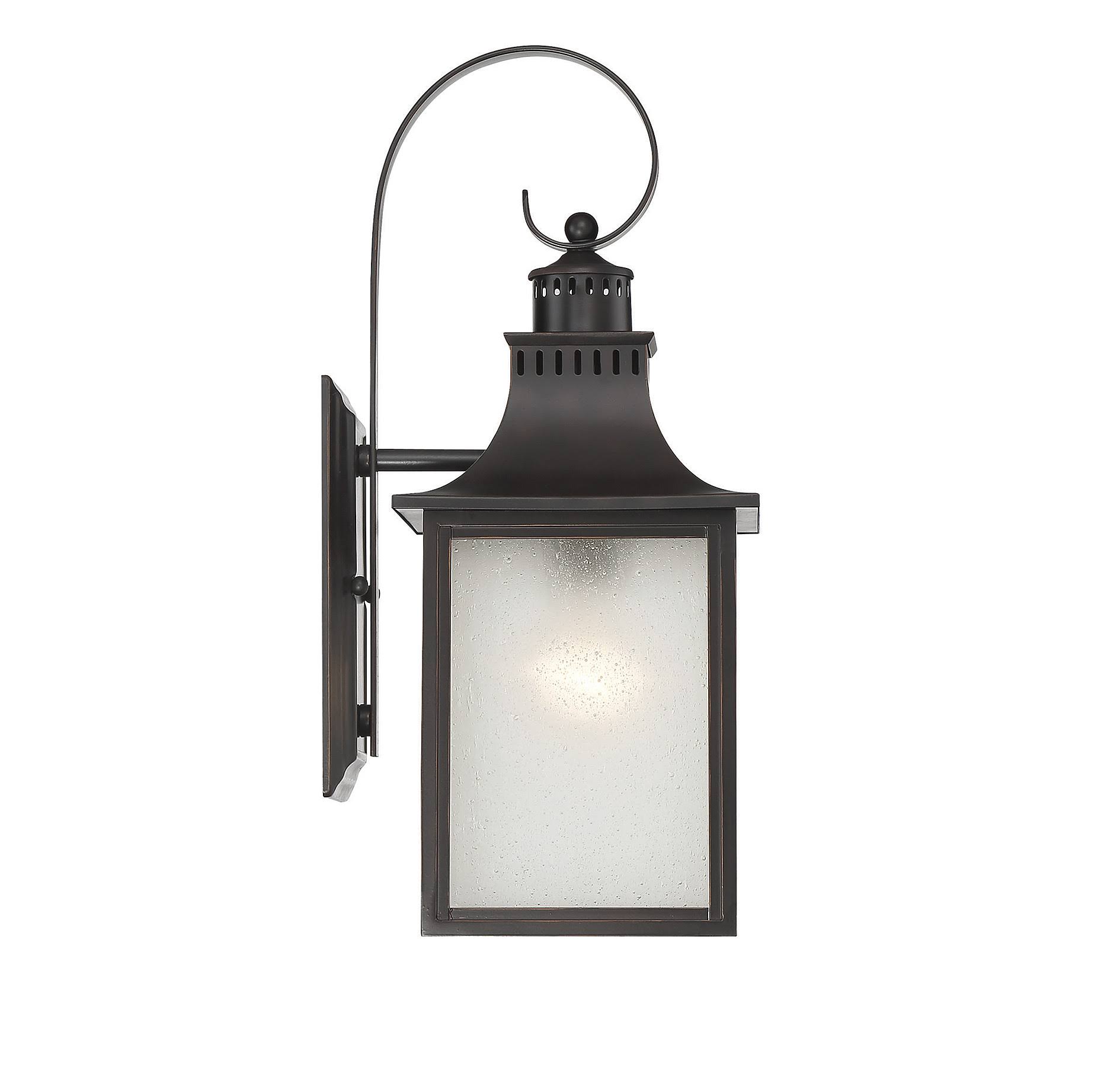 Savoy House Monte Grande Wall Mount Lantern, Slate