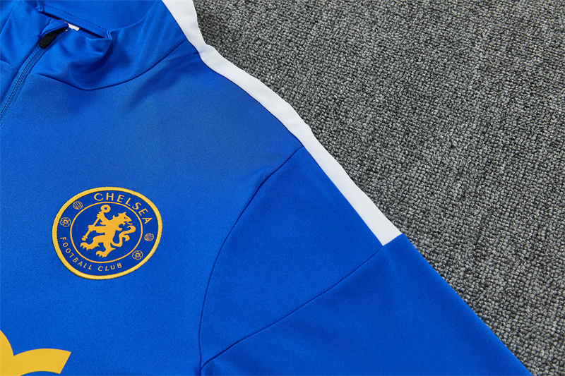 Chelsea 26/27 Half Zipper Training Suit - Blue 3