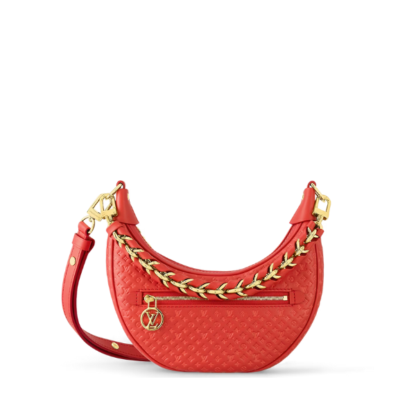 Louis Vuitton Loop Baguette Bag Red 23Cm M22594