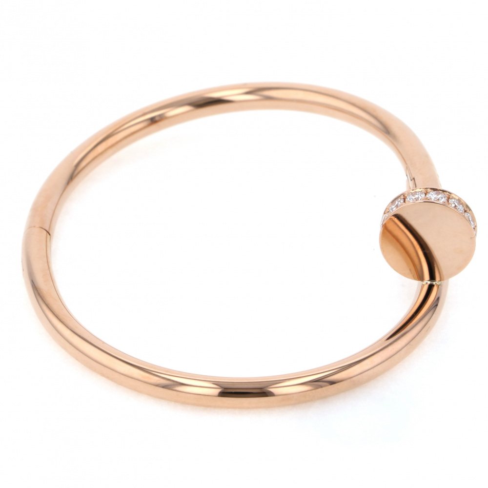 Cartier Juste un Clou Bracelet 18K Rose Gold Diamond