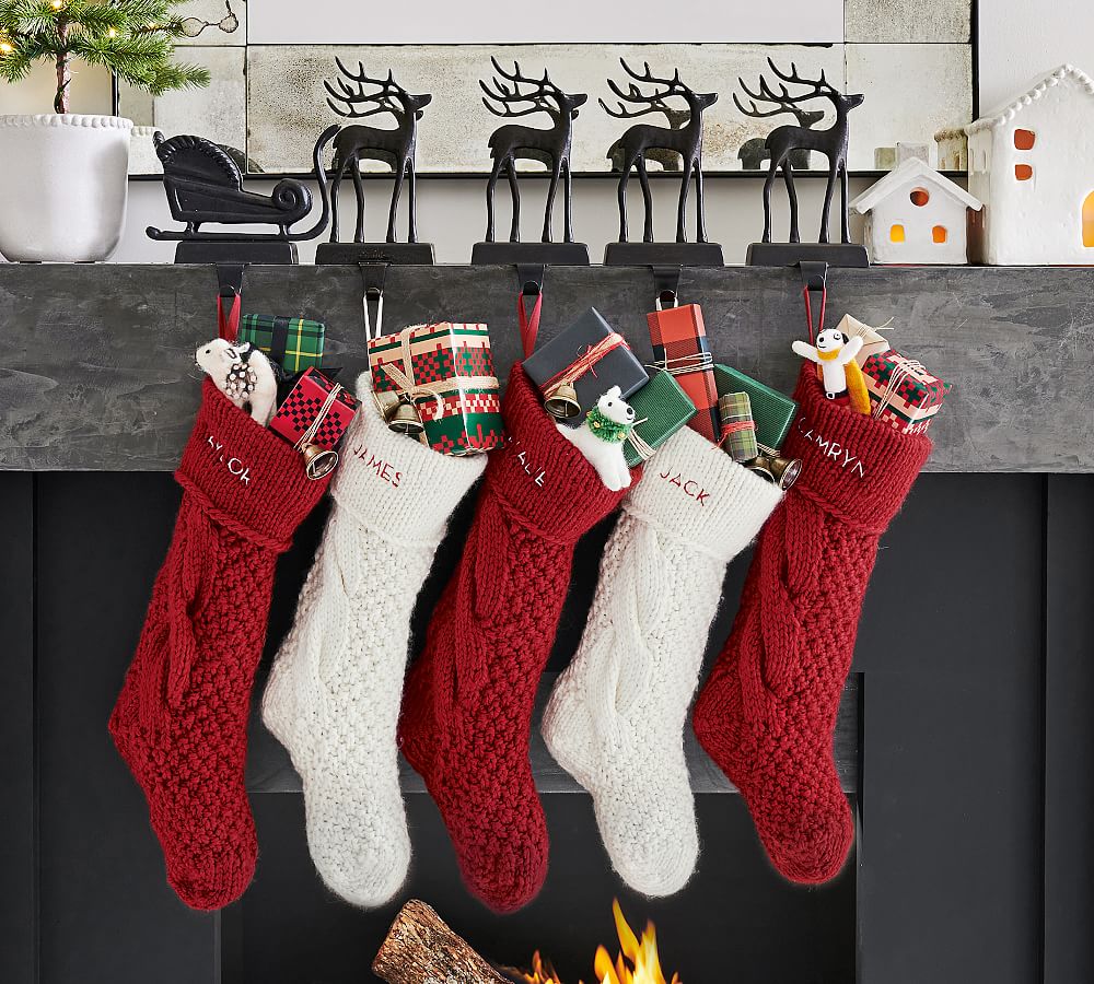Santa's Sleigh Stocking Holders  sgtnighsdesigns
