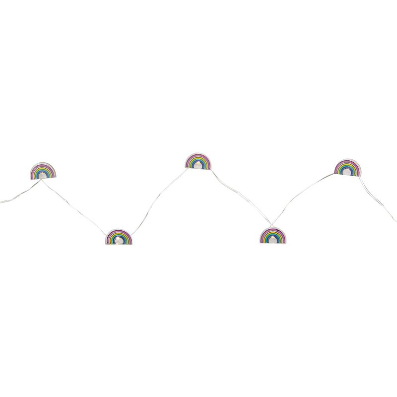 Northlight LED Rainbow Fairy Lights - Warm White - 2.75' Silver Wire - 10ct