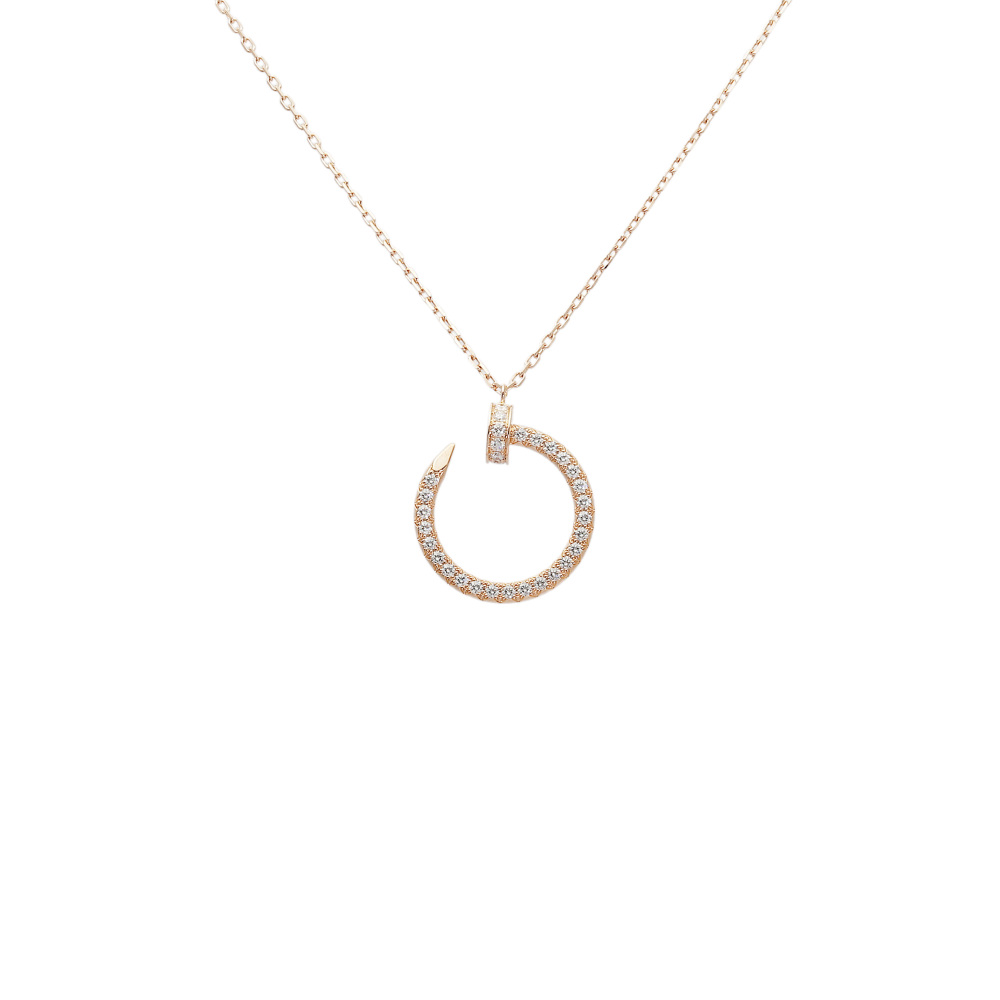 Cartier Juste un Clou Necklace 18K Rose Gold Diamond B7224893