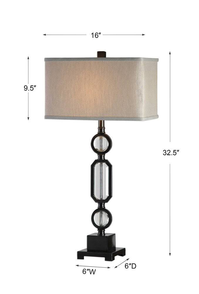 Uttermost - 27562-1 Jugovo Bronze u0026 Crystal Lamp