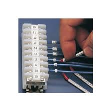 Brady SCN09-C Clip Sleeve Wire Markers - Black on White