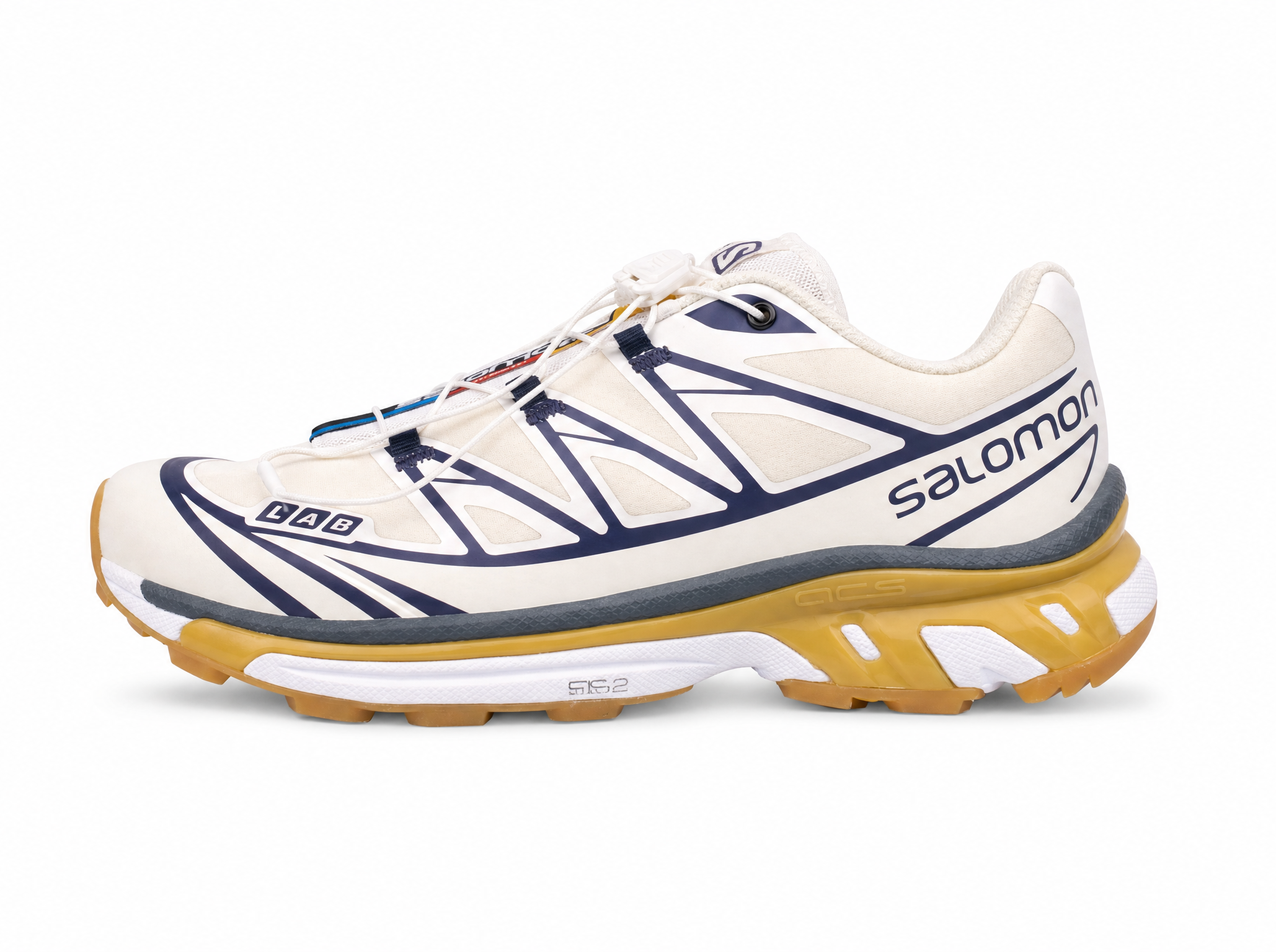 Salomon XT-6 ADV Beige Purple Yellow L41454600