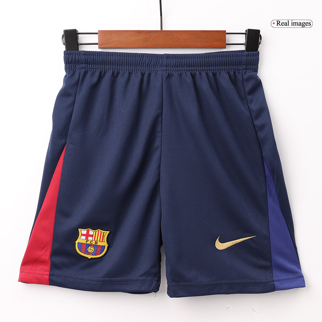 Barcelona Home Kids Soccer Jerseys Full Kit