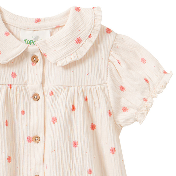 Topomini Pure Collection Baby Bluse mit Blümchen