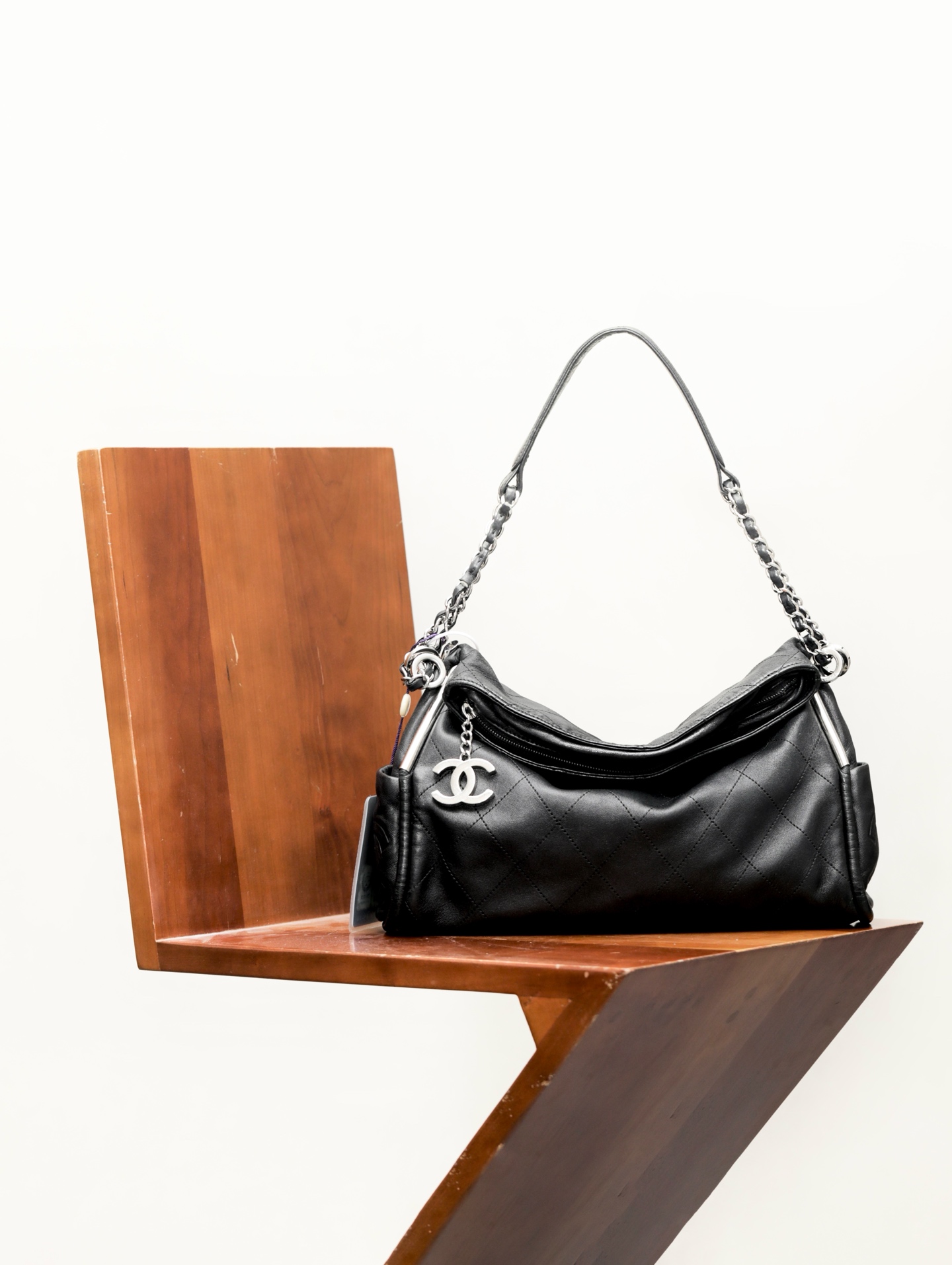 Chanel Black Quilted Ultimate Soft Bag 31.75cm