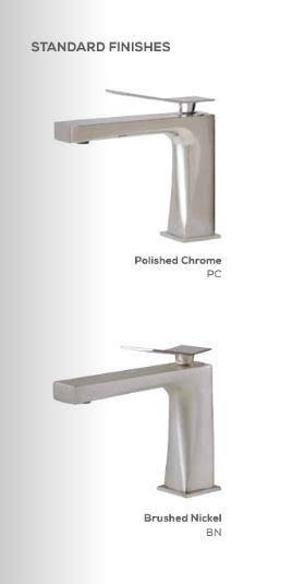 Aquabrass 19014 Chicane Single-Hole Lavatory Faucet Polished Chrome