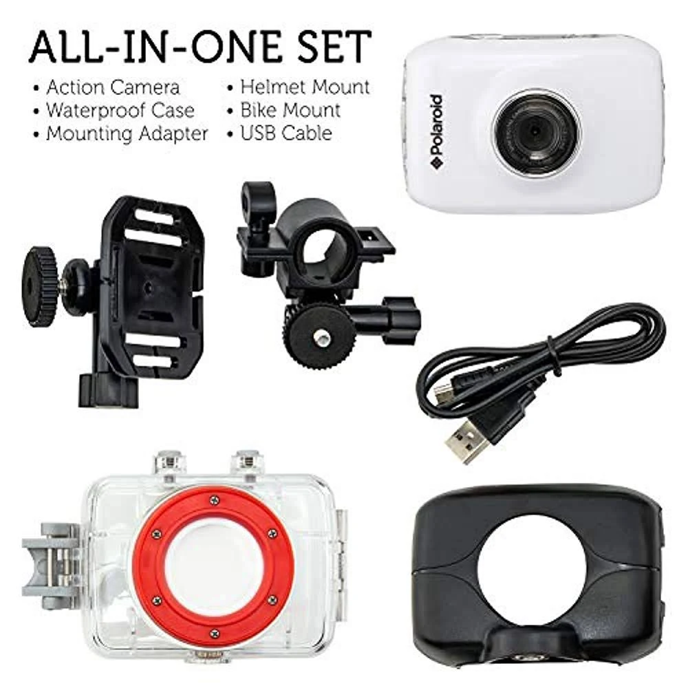 Polaroid XS7 1.3 MP Action Camera - 720p