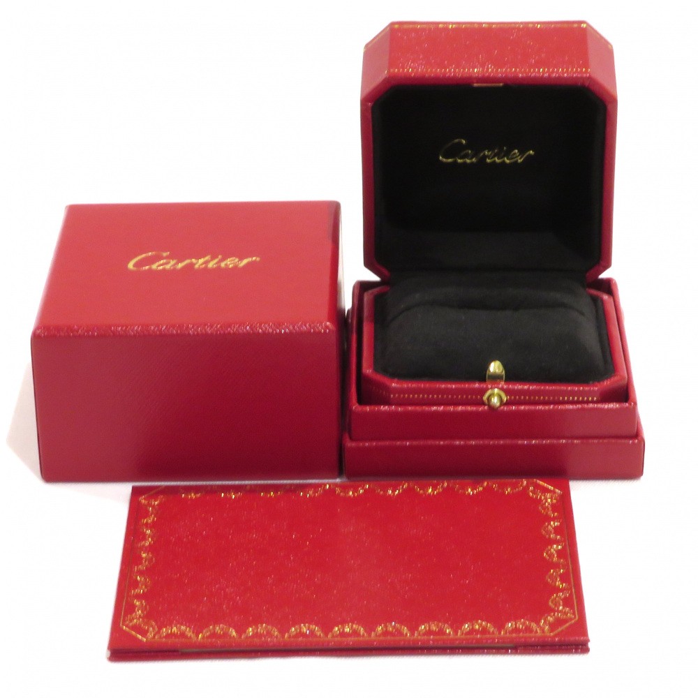 Cartier Love 8P Diamond Ring 18K Yellow Gold