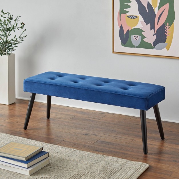 Ellis Velvet Dining Bench Buylateral