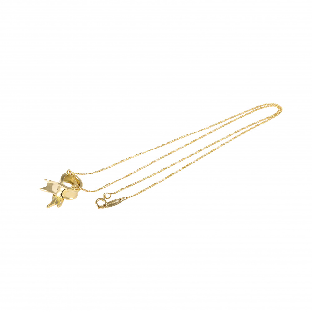Tiffany & Co. Tiffany Ribbon K18YG Yellow Gold Necklace