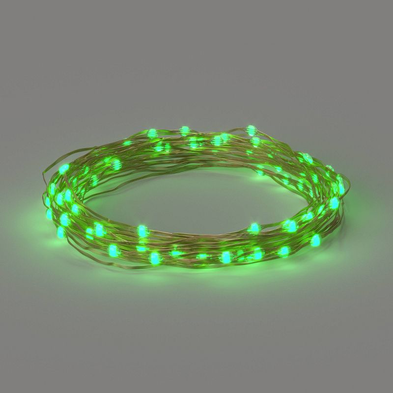 14.56' x 14.56' 40RGB LED Fairy Lights with Remote Control - Room Essentials™Indoor Decor, USB & Battery Powered, Timer Function