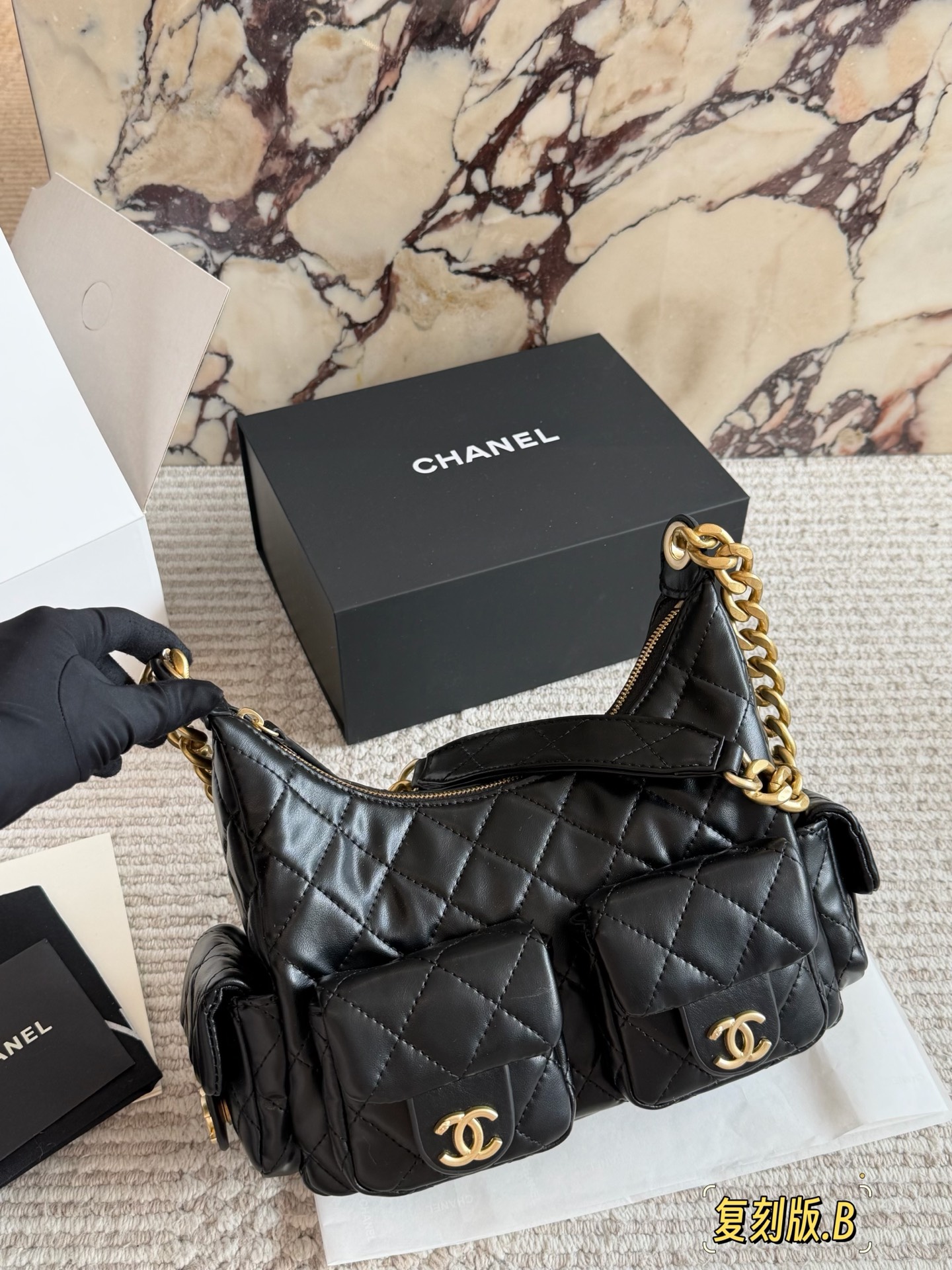 Chanel 25C Hobo Hippie Bag - cnluxepick