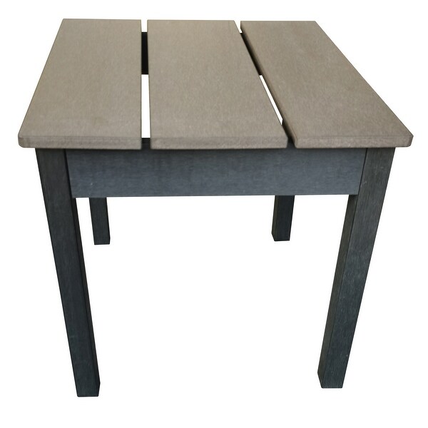 AllWeather Polystyrene Wood Layton Adirondack 3pc Set