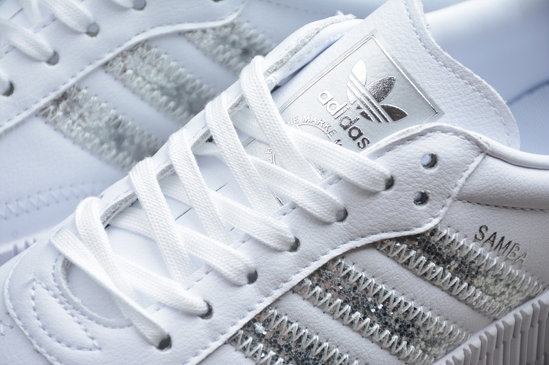 Adidas Sambarose Shoes Cloud White/Cloud White/Silver Metallic FX3819