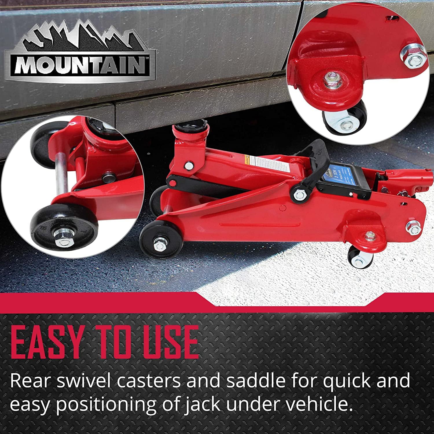 Mountain MTN22007 2 Ton Trolley Jack