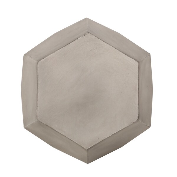 Felix Lightweight Concrete Side Table by Christopher Knight Home