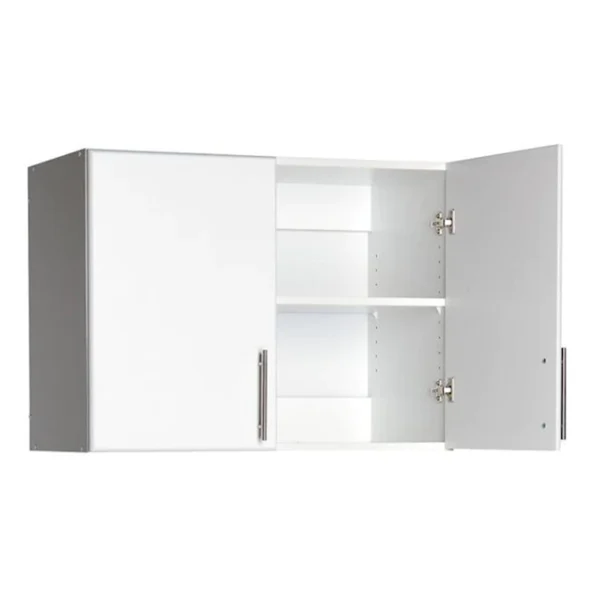 32 in. Wood Laminate Cabinet in White