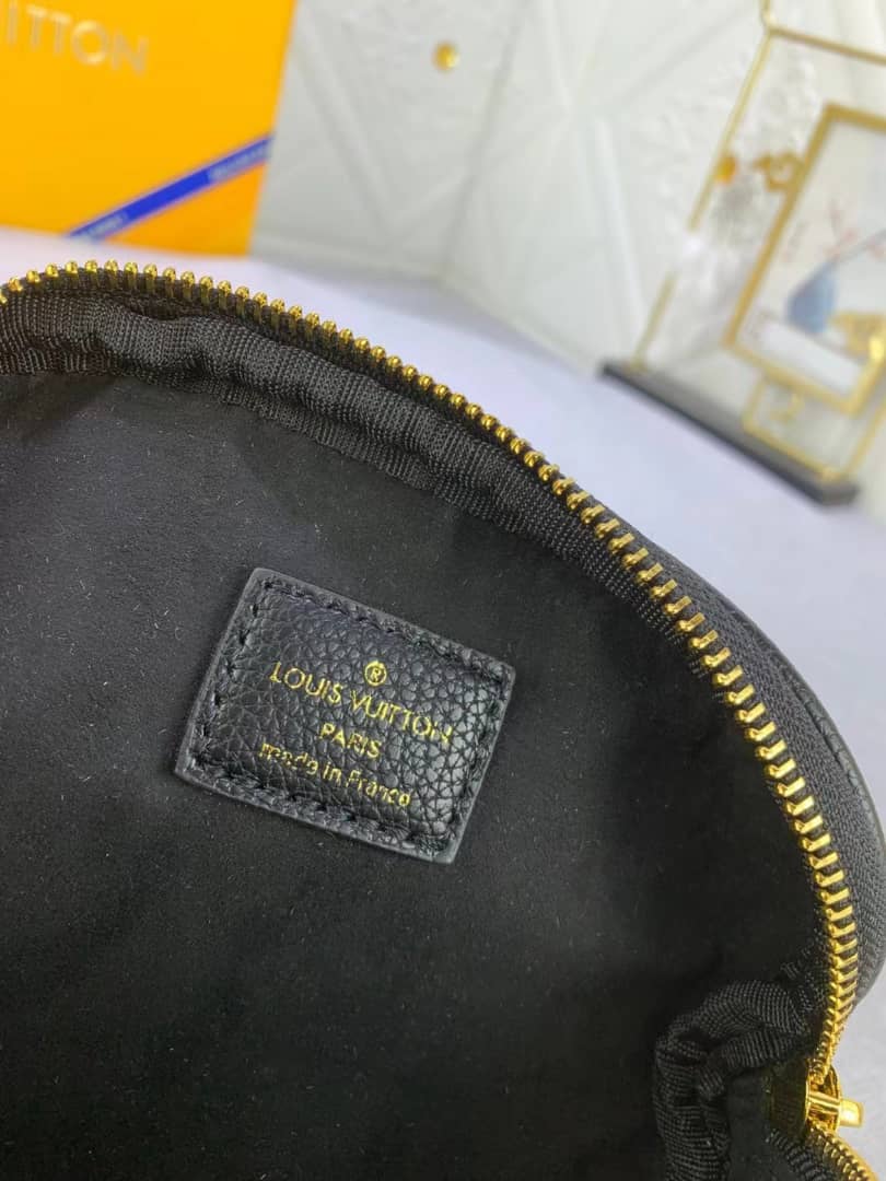 Louis Vuitton Mini Bumbag Black Monogram Empreinte 17Cm M46917