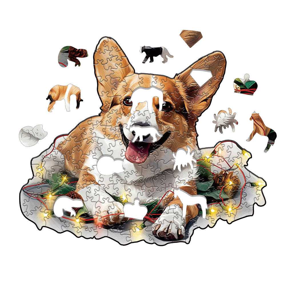 Animal Wooden Puzzle-Lovely Dog