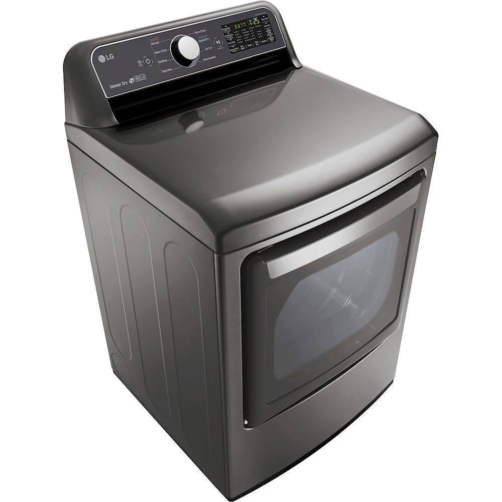 LG DLE7200VE Front-Loading Electric Dryer - Graphite Steel