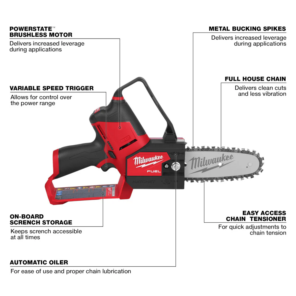 2026 Milwaukee 2527-20 M12 FUEL 12V HATCHET 6