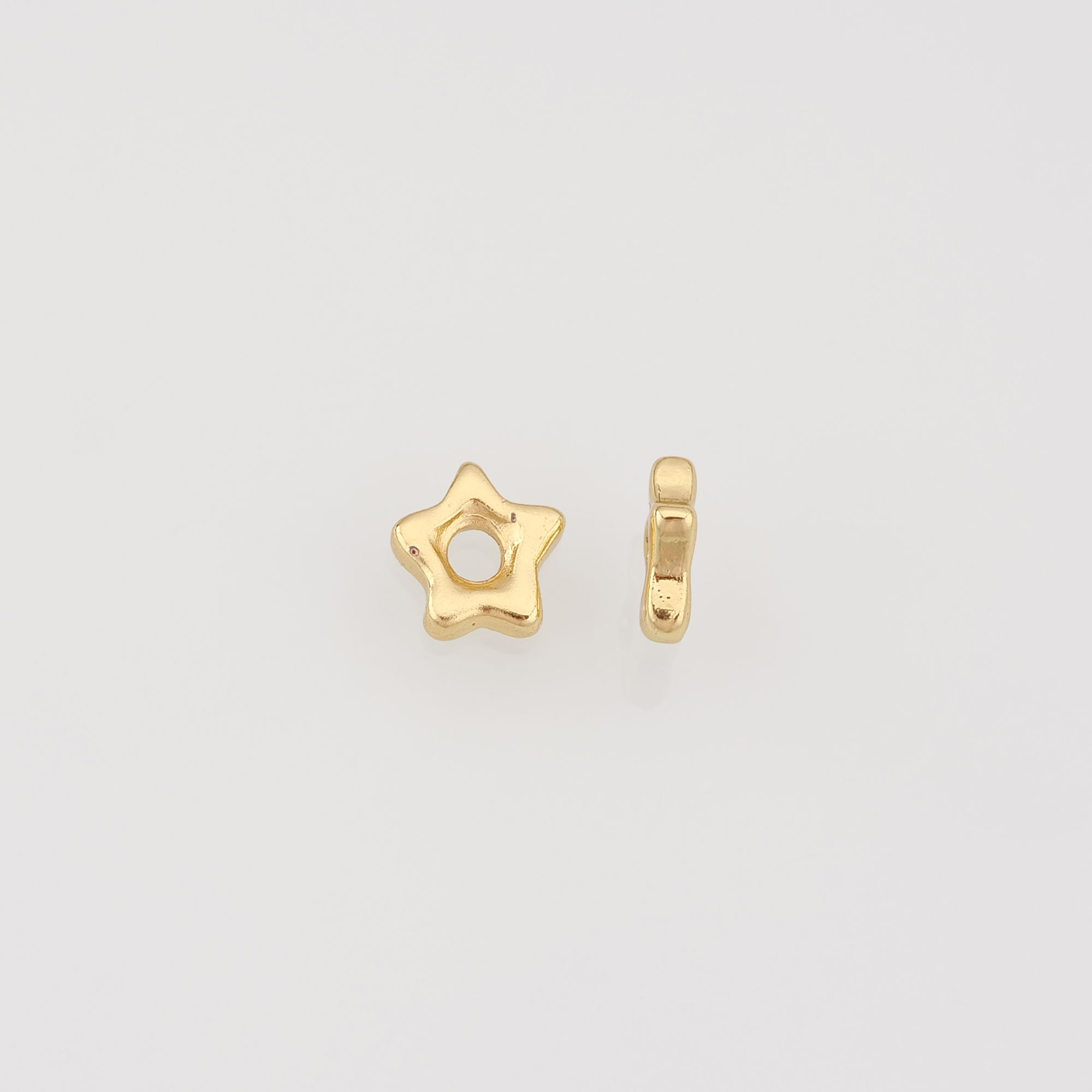 10Pcs 18K Gold Filled Star Spacer Beads,Celestial Spacer Beads,Necklace And Bracelet Making,DIY Jewelry Supply