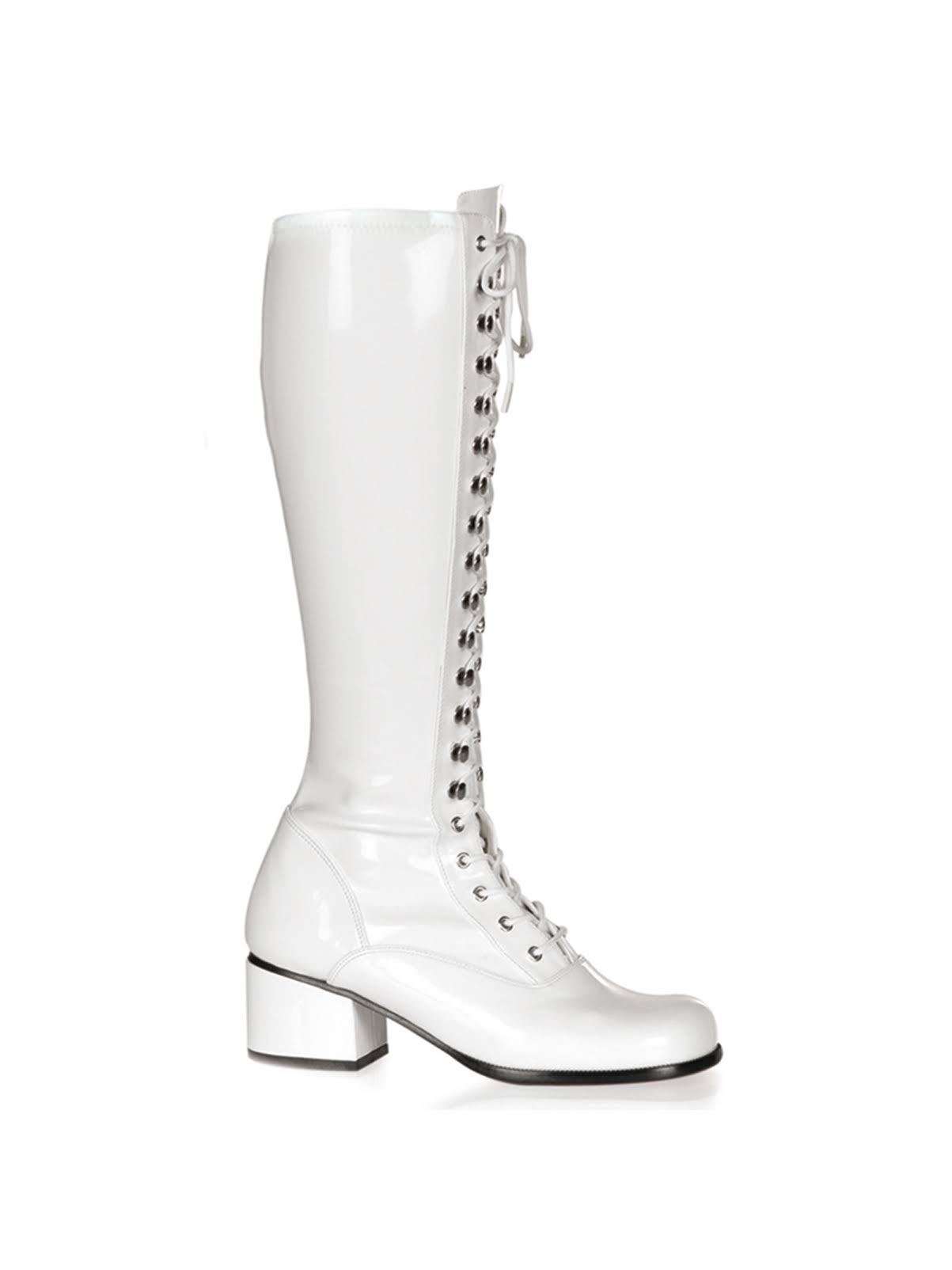 Funtasma - Retro-302 7 / White Str Patent