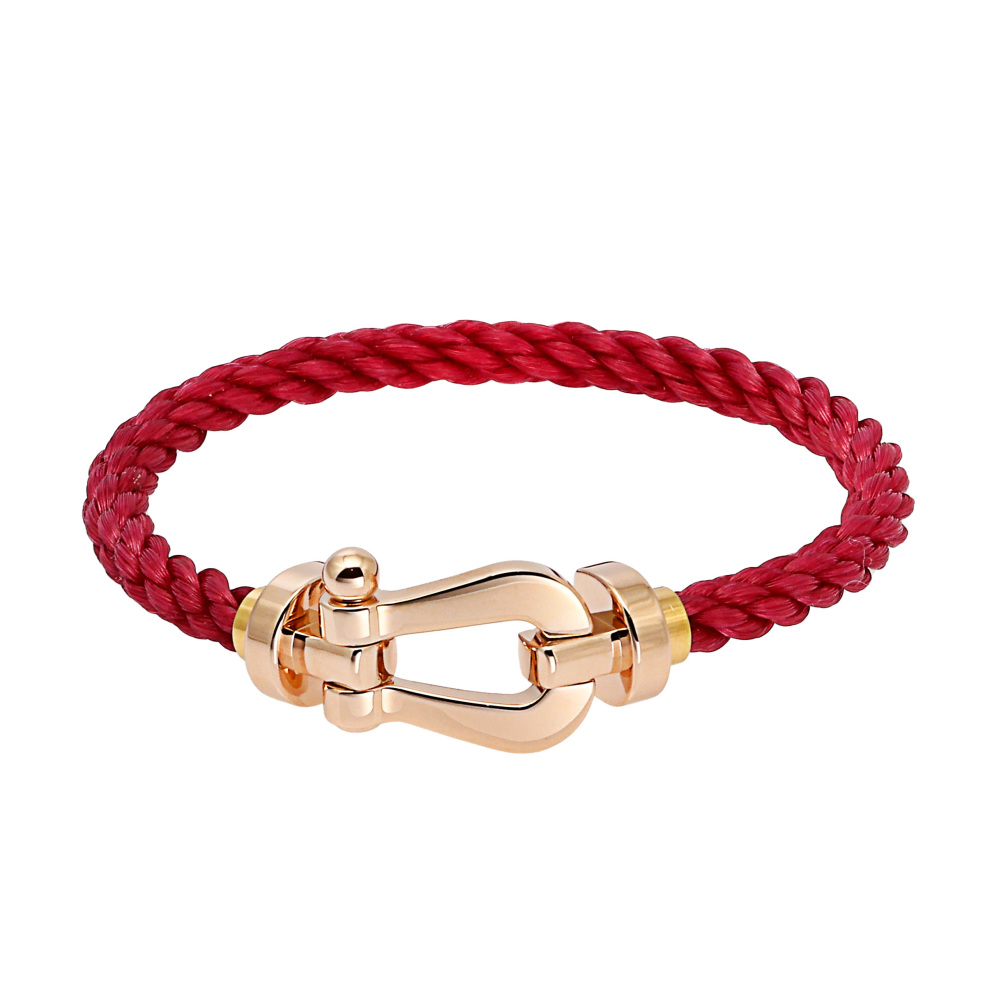 FRED Force 10 Lm Bracelet 18K Rose Gold & Stainless Steel 0B0007-6B0185