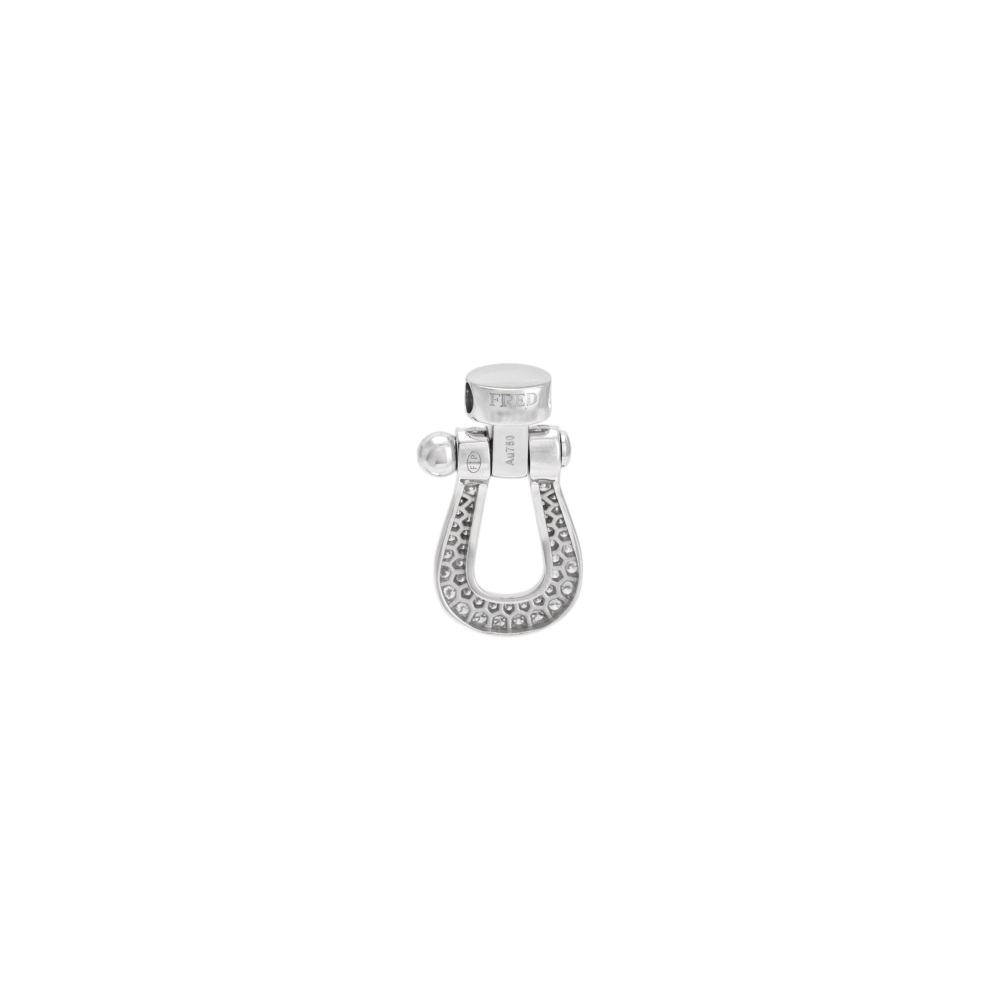 FRED Force 10 Necklace 18K White Gold Diamond 3B0206