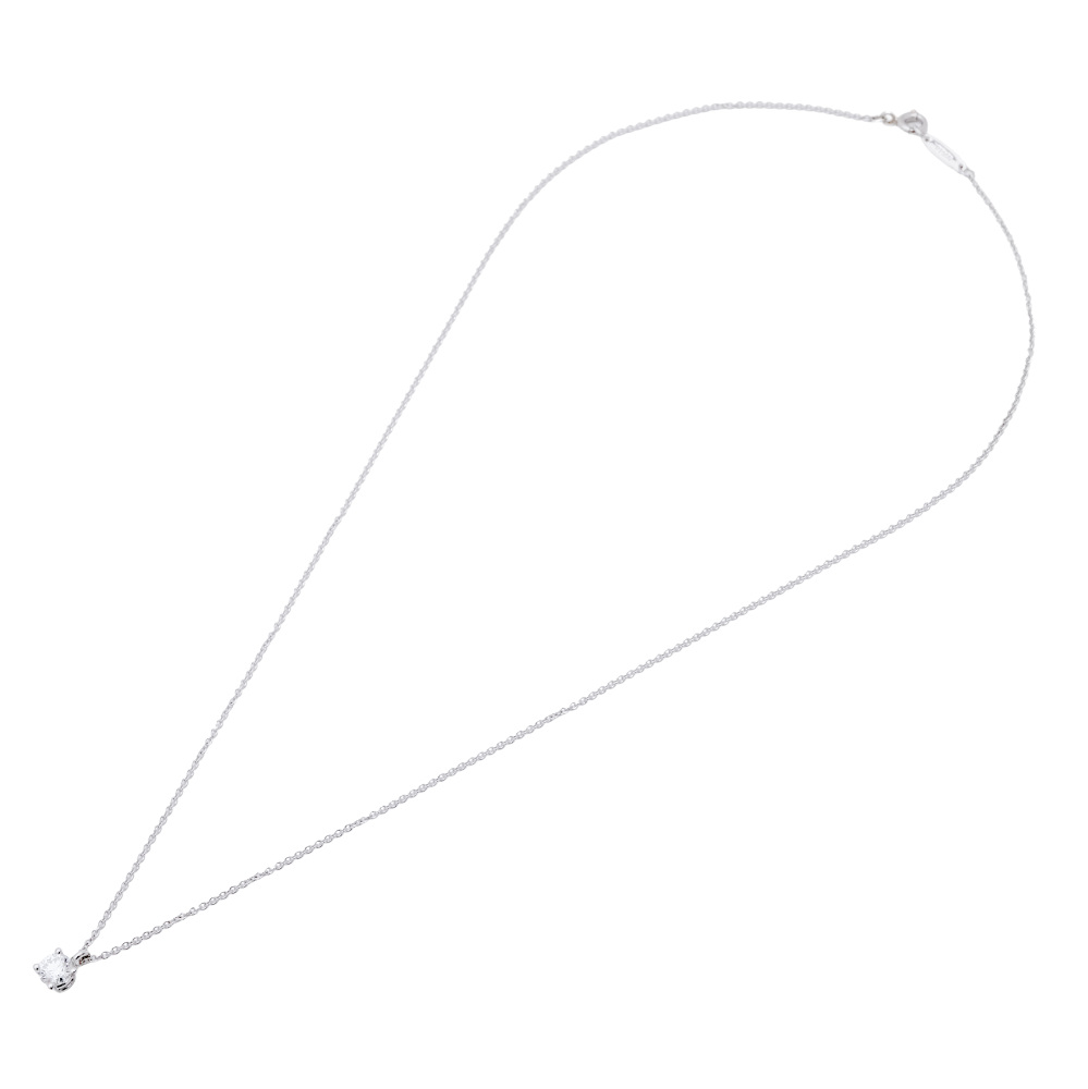 Tiffany & Co. Solitaire Necklace Platinum Diamond 60007525