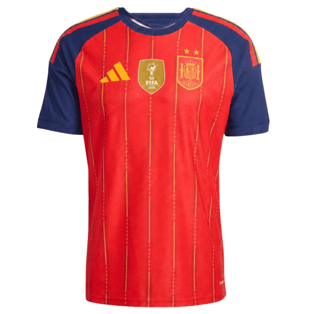 2026 Spanish fan edition championship 2-star home jersey