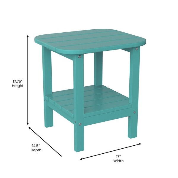 AllWeather Adirondack Style Patio Side Table