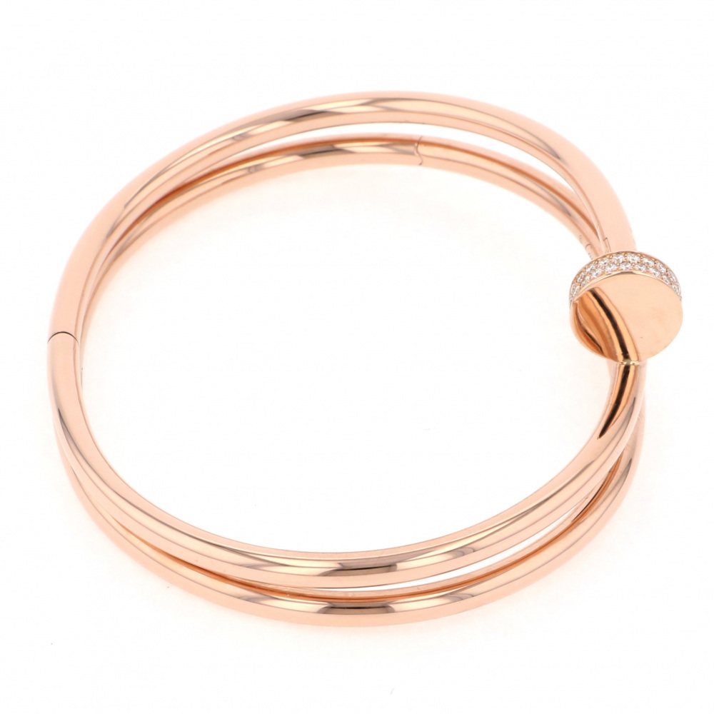 Cartier Juste un Clou Bracelet 18K Rose Gold Diamond