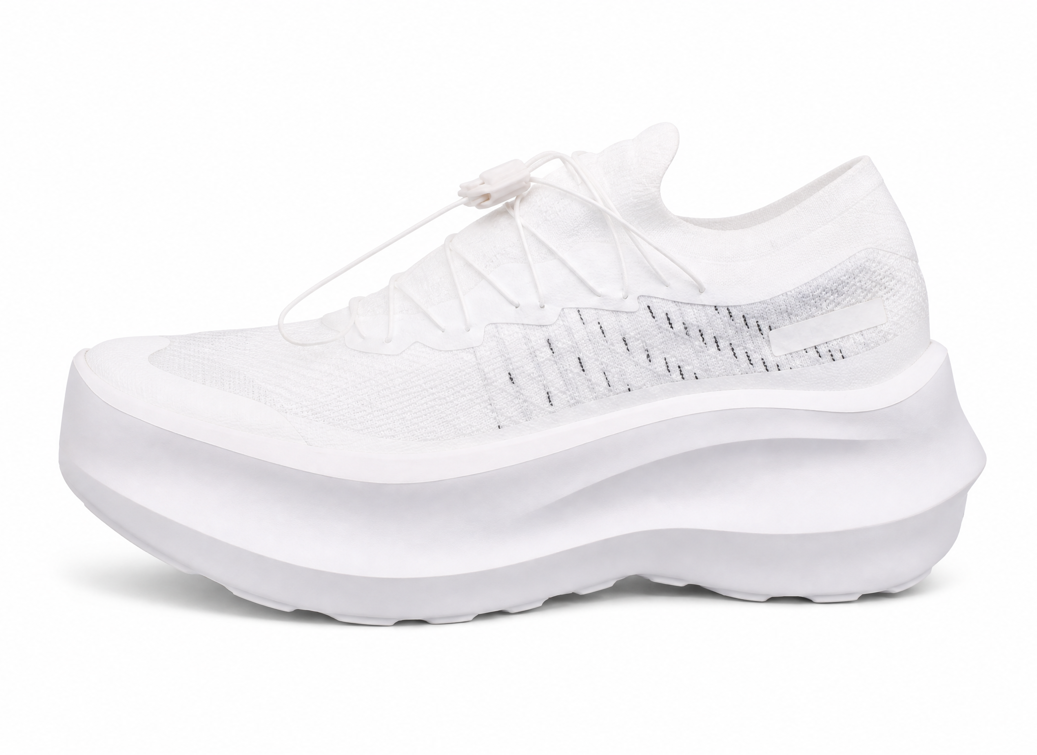 Comme des Garcons x Salomon Pulsar Platform Triple White L47195300