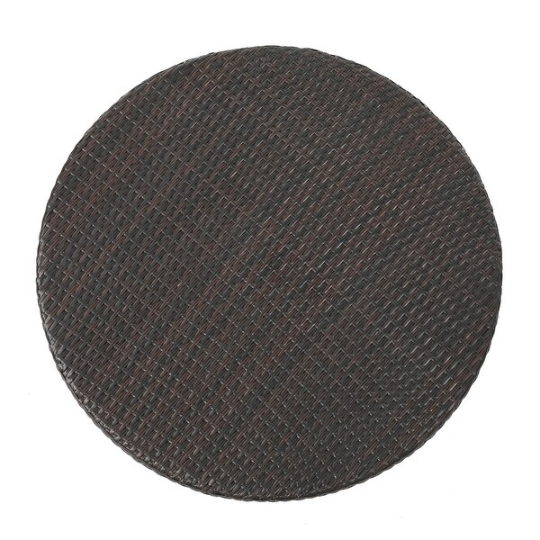 Rattan Round Bar Table