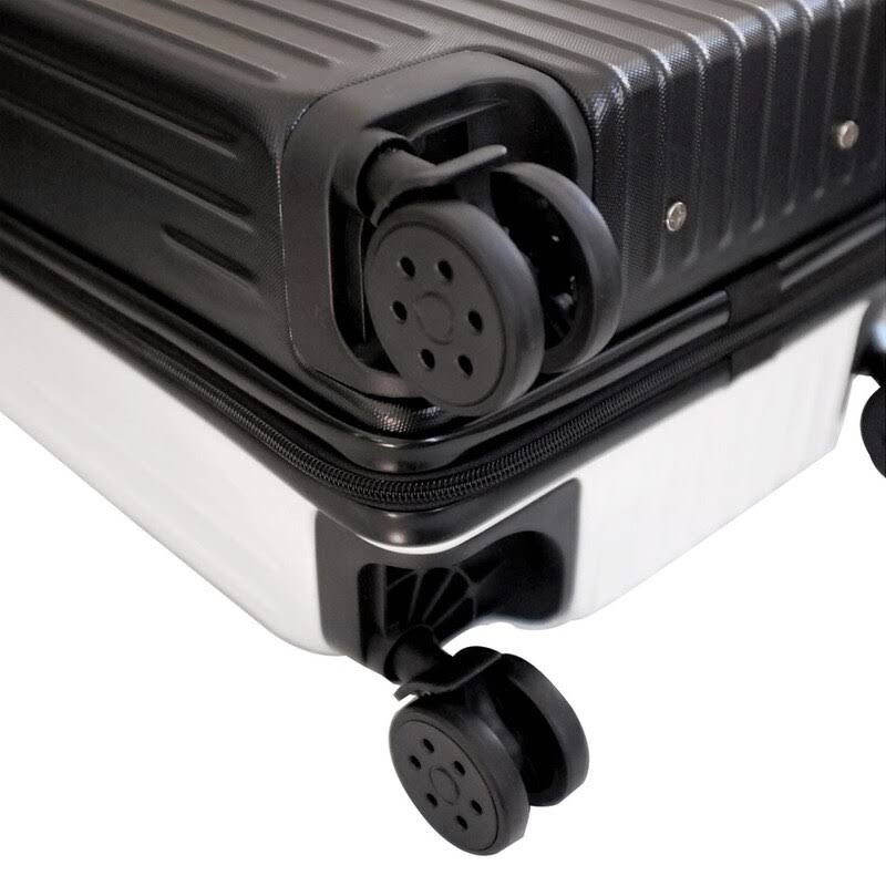 Mojo Pittsburgh Steelers Premium 2-Toned 21x22 Carry-On Hardcase in White